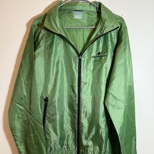 WIND weatherproof , windbreaker jacket with convertible hoody , Medium